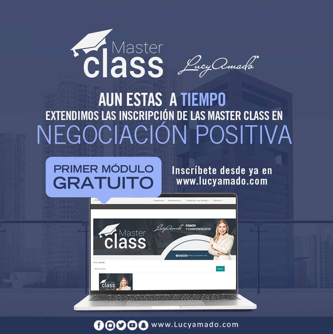 ¡LUCY AMADO ESTRENA MASTER CLASS CON ROTUNDO ÉXITO!