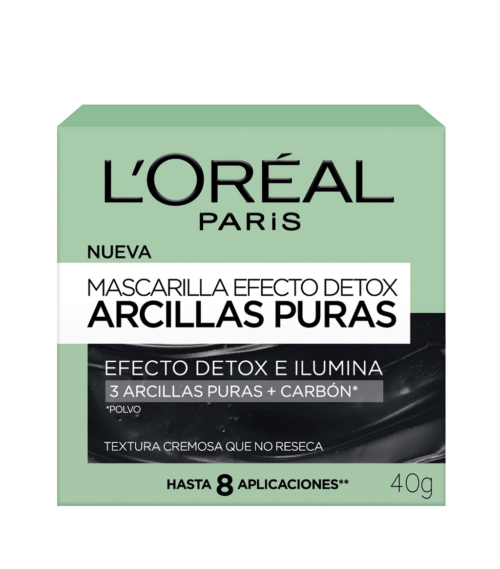 Mascarillas Pure Clays de L’Oréal Paris, una línea ideal para eliminar las impurezas del rostro