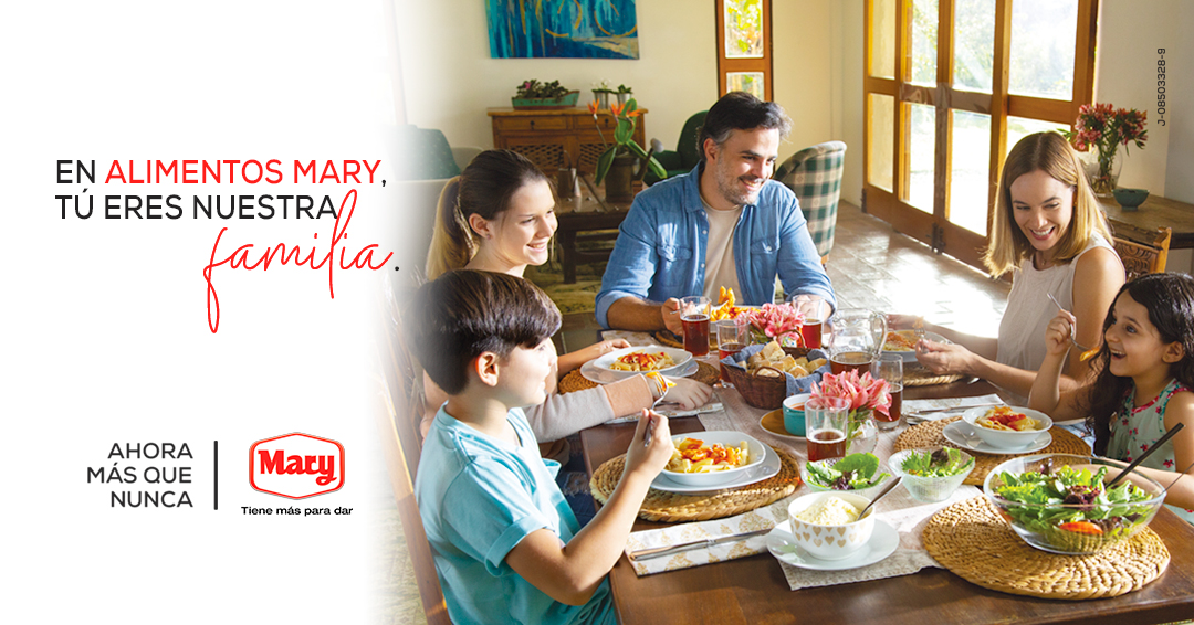 A partir del 10 de julio Alimentos Mary lanza nueva campaña publicitaria