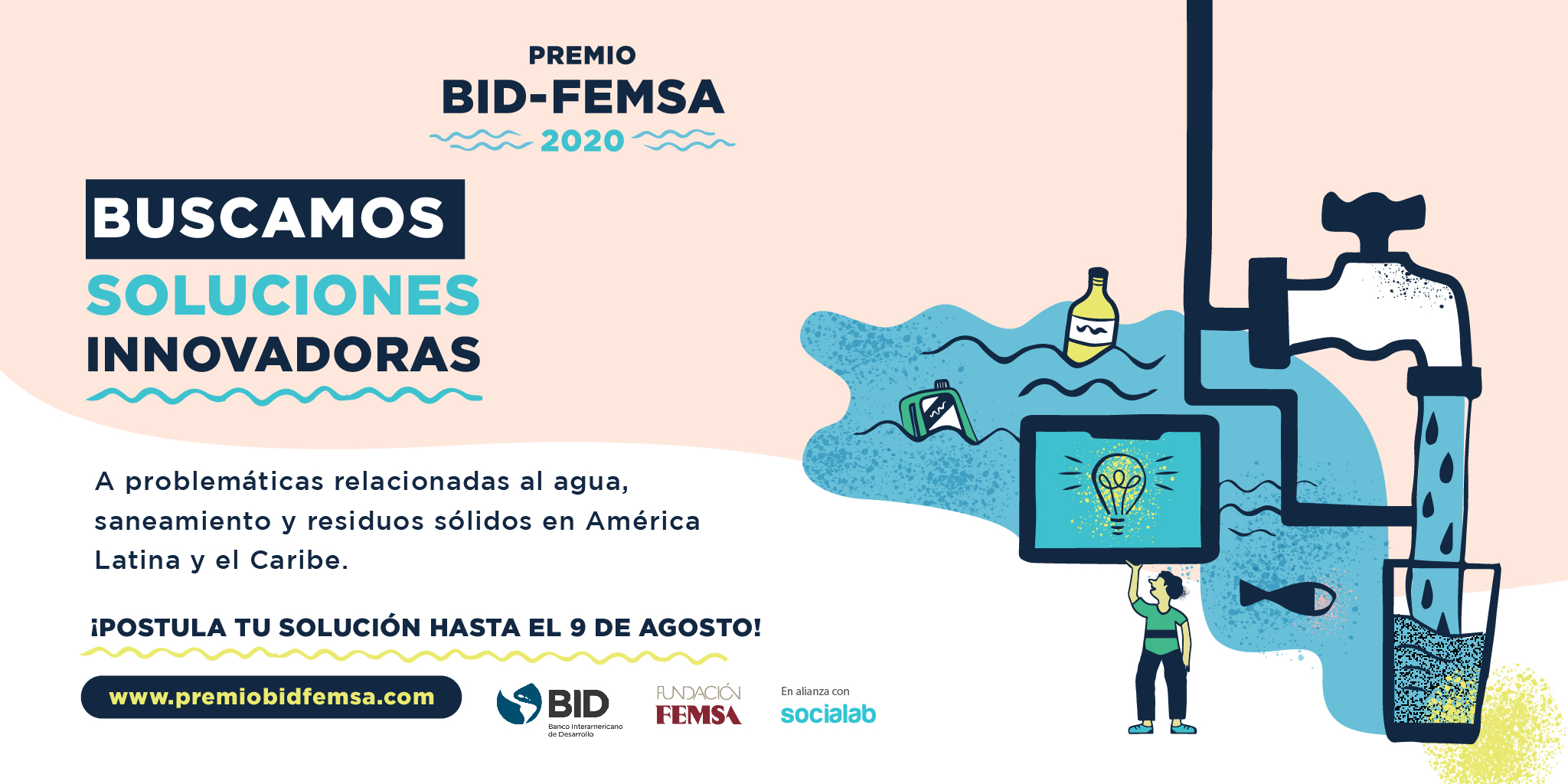 BID y Fundación FEMSA premian la innovación en agua, saneamiento y residuos sólidos