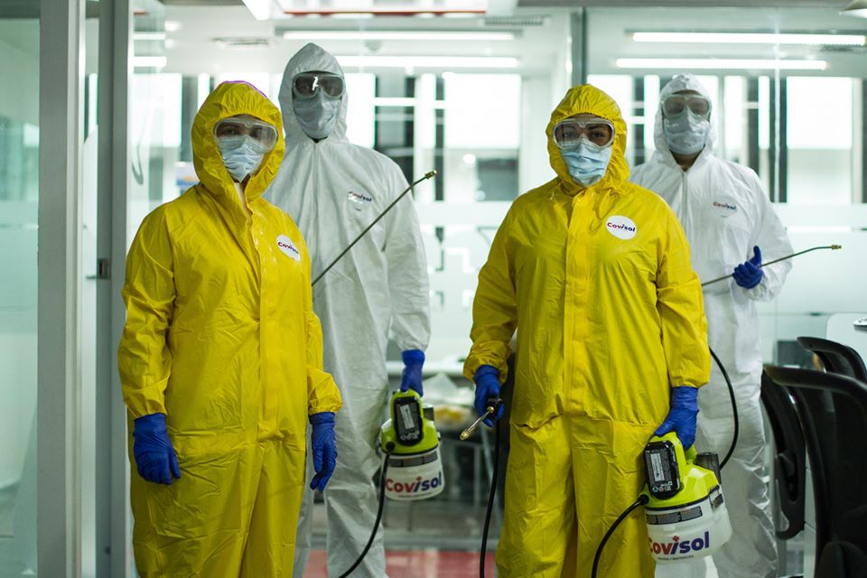 Profesionales de la salud avalan desinfecciones contra el Covid-19