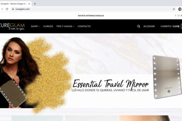 Zure Glam estrena el lanzamiento de su página web