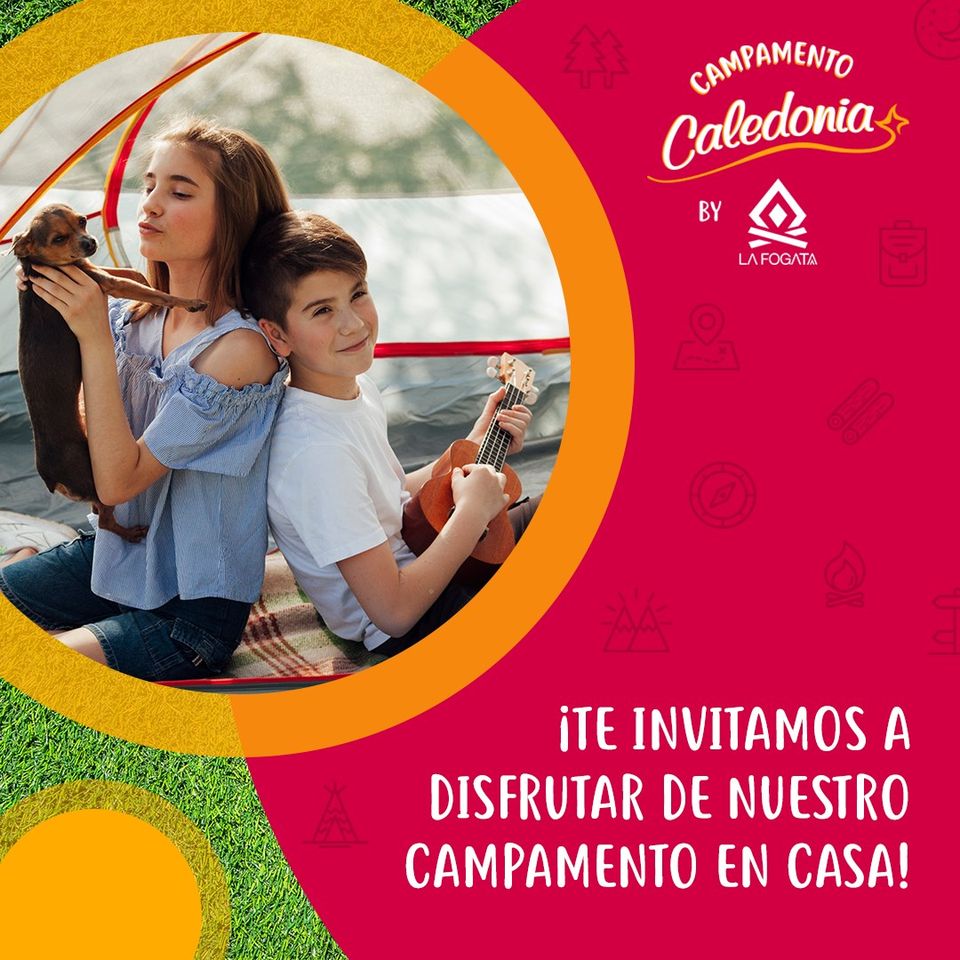 Galletas Caledonia trae su campamento virtual para divertir a toda la familia venezolana