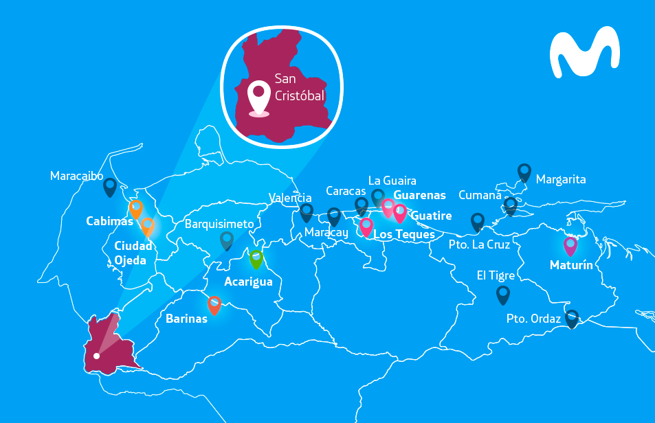 Movistar despliega tecnología 4G en la ciudad de San Cristóbal