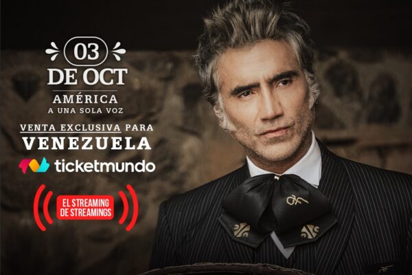 Alejandro Fernández presentará su concierto  “América a una sola voz” al público venezolano