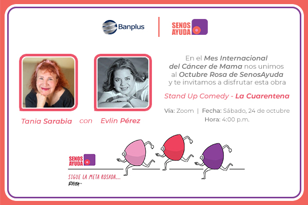 Banplus presenta Stand Up Comedy con Tania Sarabia y Evlin Pérez
