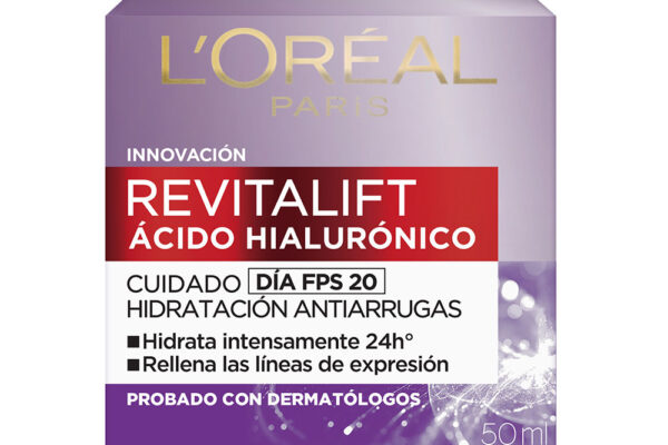 Combate eficazmente los signos de la edad con Revitalift Ácido Hialurónico de L’Oreal París