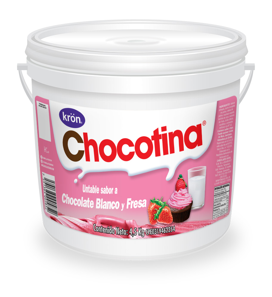 Chocotina, Coberturas y Chocolate de Krön, los mejores aliados de expertos Reposteros y Emprendedores