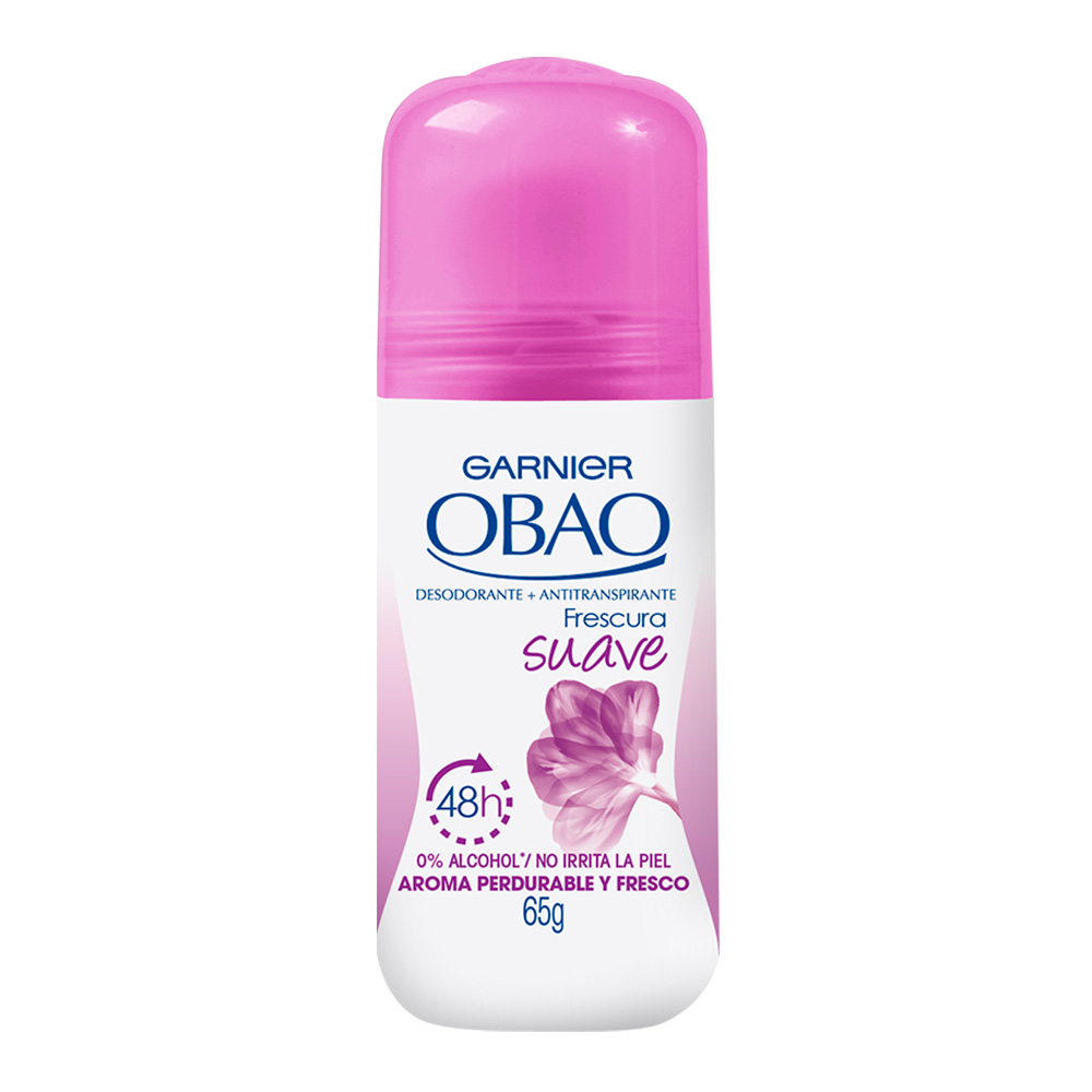 Los antitranspirantes Obao de Garnier te brindan 48 horas de protección y frescura