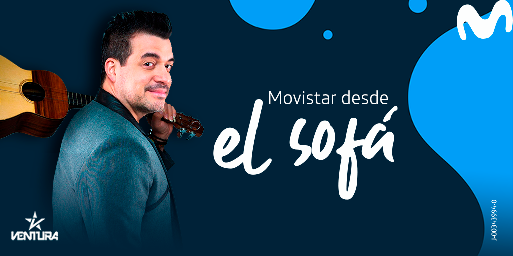Movistar desde el Sofá estrena temporada 2021 al son del cuatro del cantante Rafael «Pollo» Brito