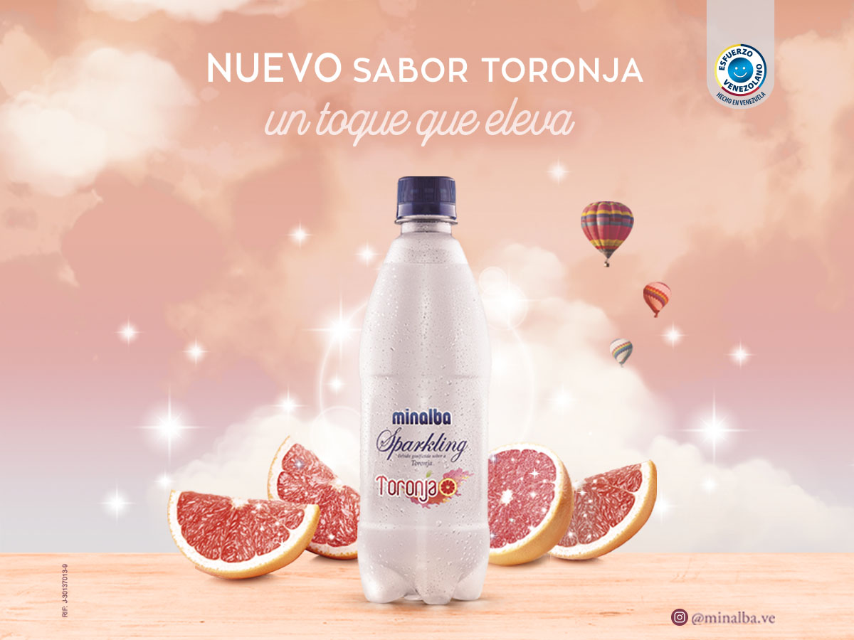 Minalba Sparkling Toronja llega al mercado con un burbujeante toque de frescura y jovialidad