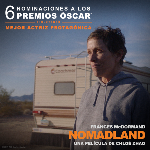 NOMADLAND logra 6 nominaciones a los Oscar® 2021