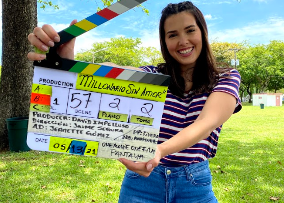Laura Vieira inició el rodaje de “Millonario sin amor”