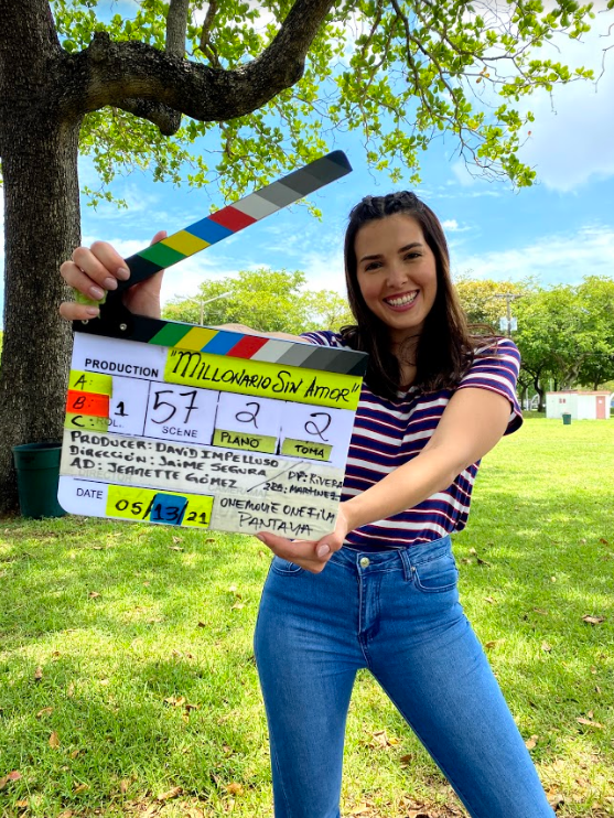 Laura Vieira inició el rodaje de “Millonario sin amor”