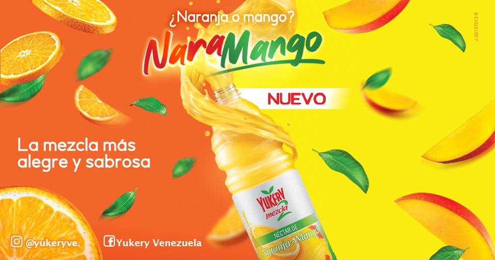 Yukery presenta la mezcla más alegre y sabrosa con su nuevo sabor Naramango