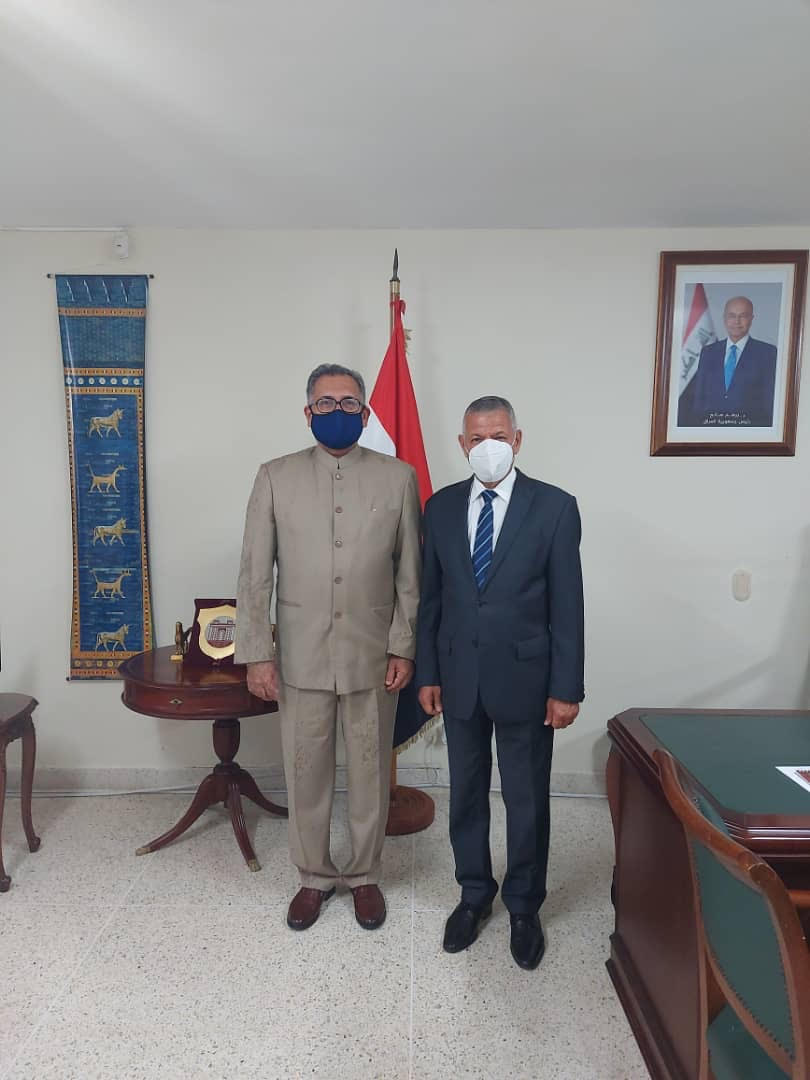 Reunión entre el Señor Embajador de la República de Irak, Dr. Kasim AskerHasan y el Vice Ministro para Las Zonas Económicas Especiales de Venezuela