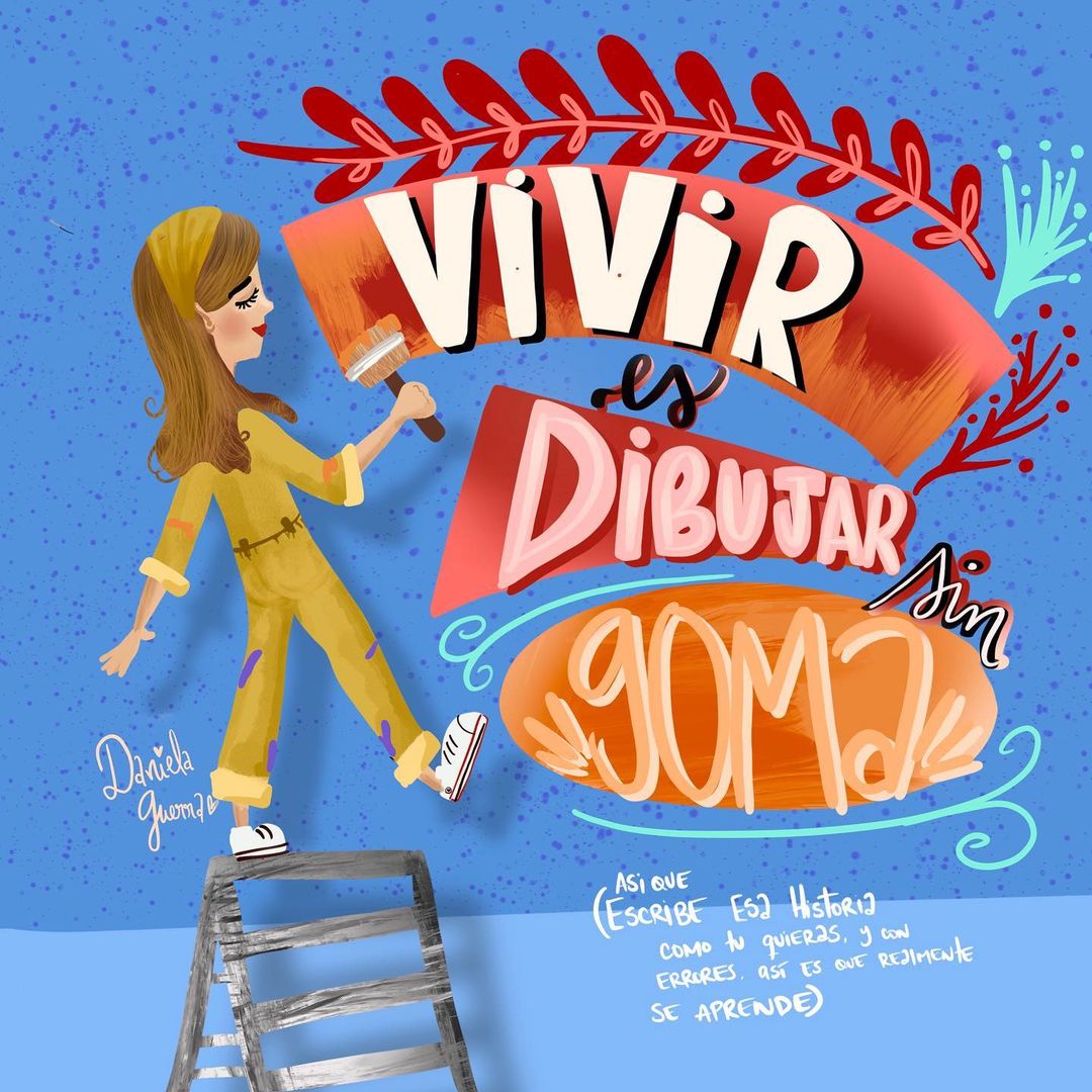 Daniela Guerra: la motivación que se transforma en bellos dibujos