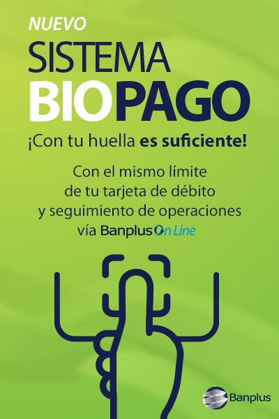 Nuevo servicio biopago de Banplus