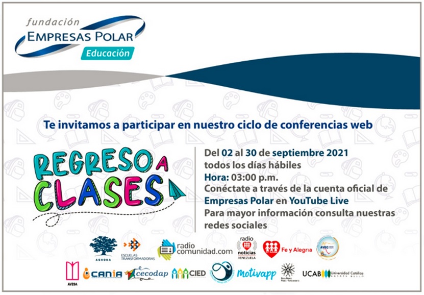 Fundación Empresas Polar genera alianzas para dictar conferencias sobre el regreso a clases