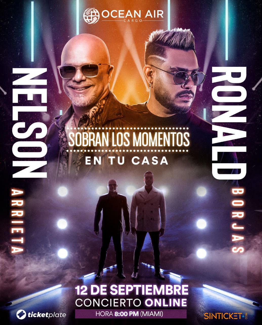 RONALD BORJAS Y NELSON ARRIETA EN UN SÚPER CONCIERTO VÍA STREAMING