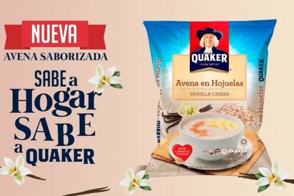 Quaker presenta al mercado venezolano la nueva avena en hojuelas sabor a Vainilla casera