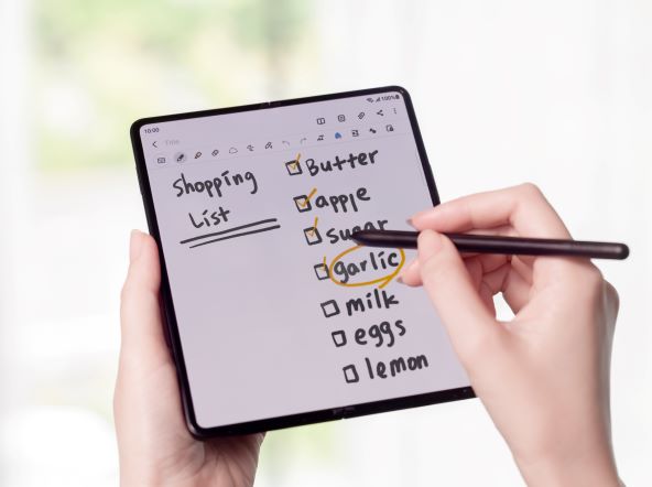 Tres razones para usar un S-Pen con el Samsung Galaxy Z Fold3
