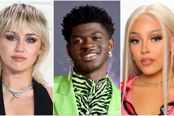 Lil Nas X dice que Miley Cyrus y Doja Cat lo inspiraron en su carrera musical