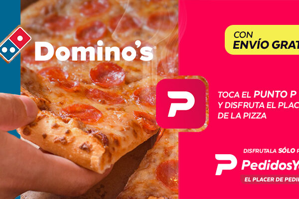 Las pizzas de Domino’s ahora se piden por PedidosYa