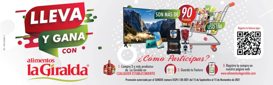 PARTICIPA EN LA PROMOCIÓN NACIONAL “LLEVA Y GANA CON LA GIRALDA”
