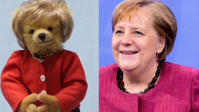 Lanzan una edición limitada de osos de peluche en honor a Angela Merkel