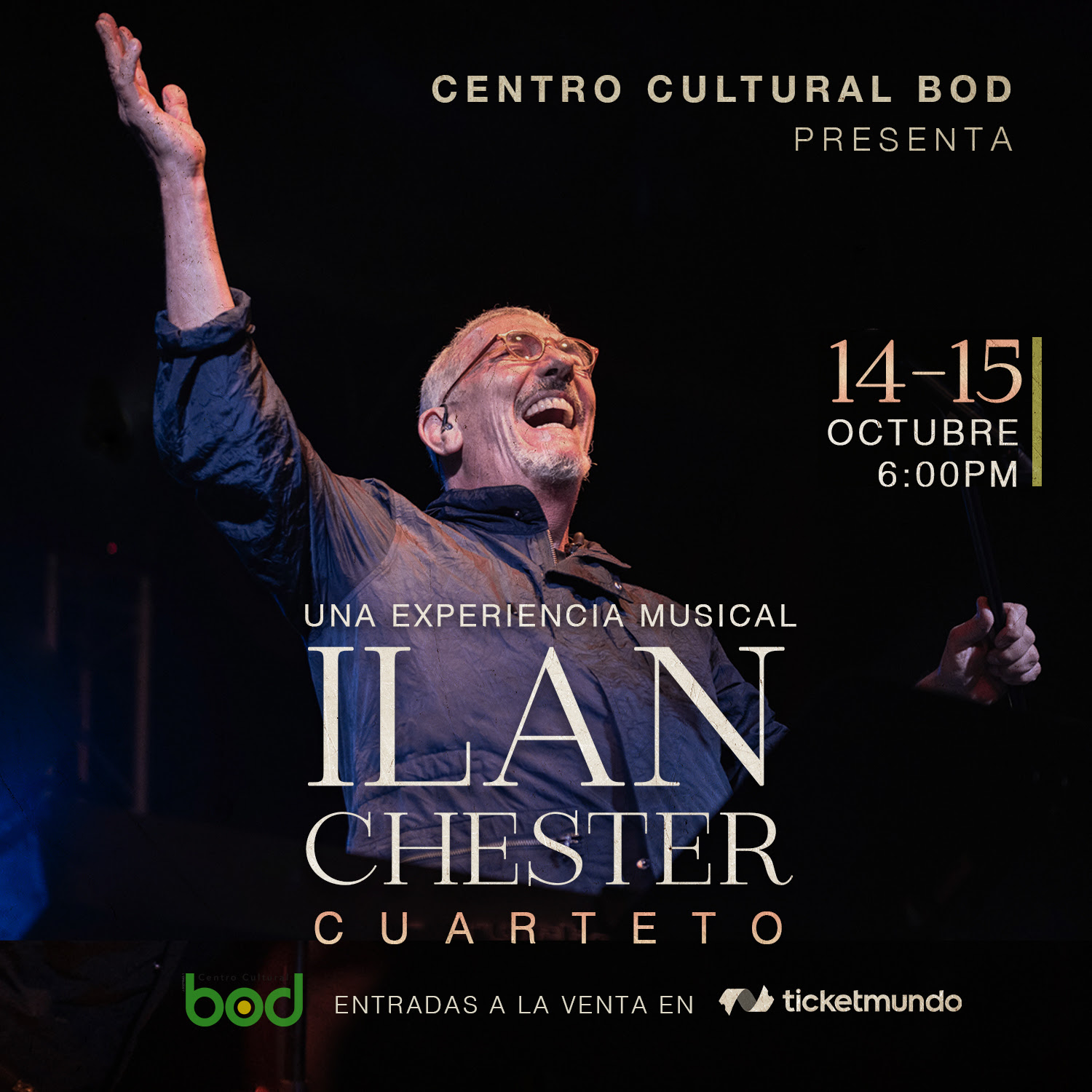 lan Chester Se Reencuentra Con Su Público En Caracas – jueves 14 y viernes 15 de octubre