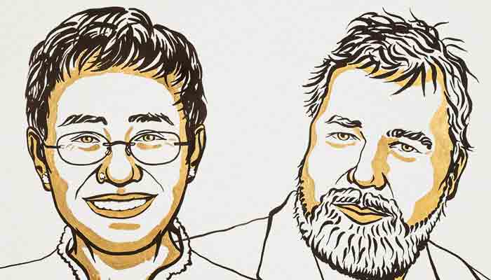 Los periodistas Maria Ressa y Dmitry Muratov ganan el Premio Nobel de la Paz