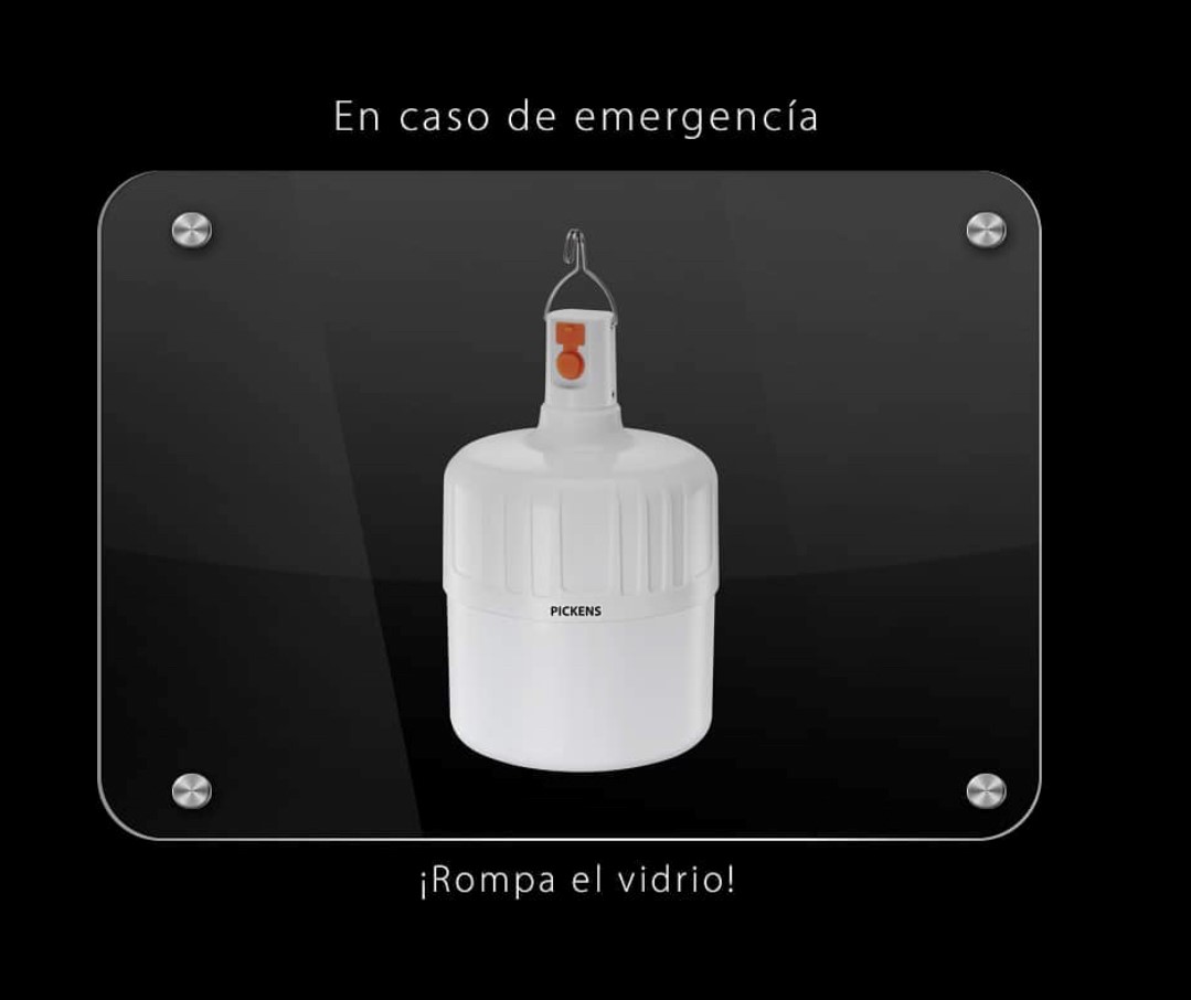 Llega el bombillo recargable, como la opción amigable ante apagones