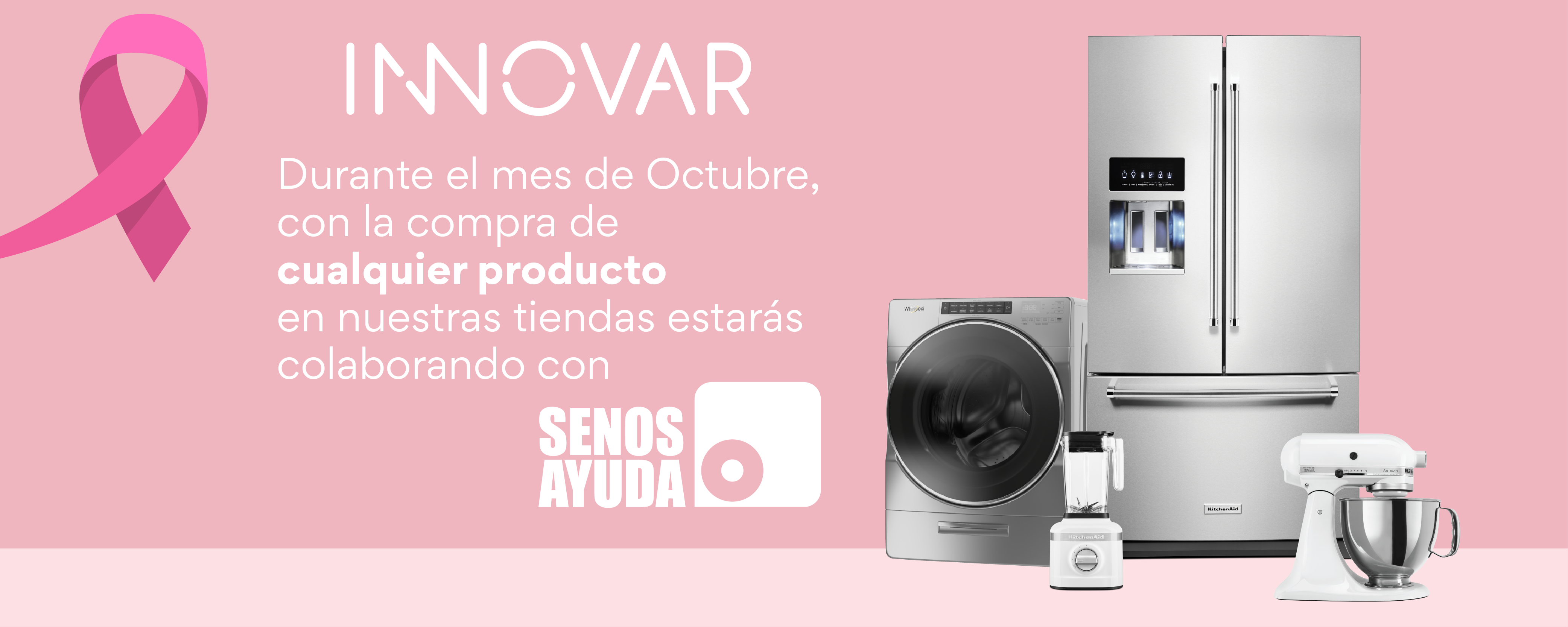 INNOVAR se tiñe de rosa al asumir un nuevo año en colaboración con SenosAyuda