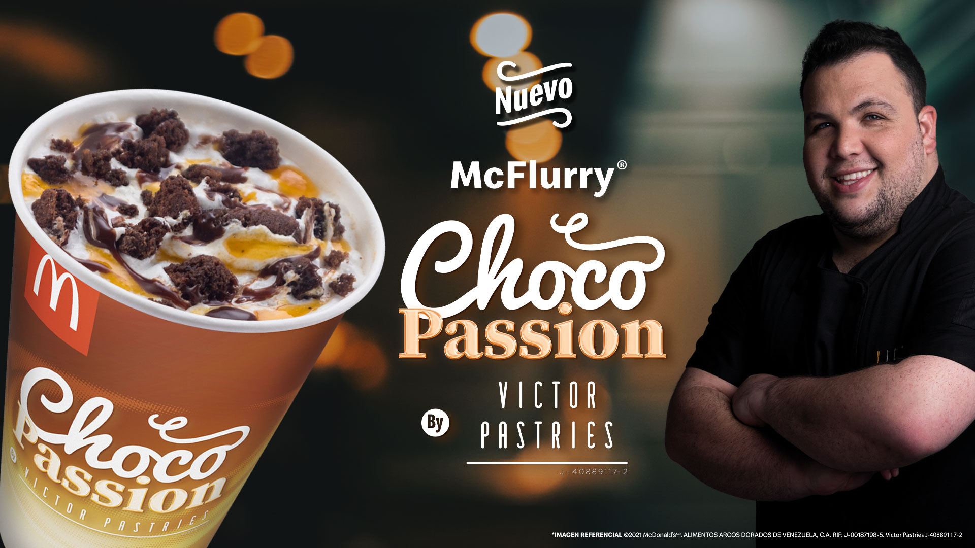 McDonald´s y Víctor Pastries presentan McFlurry Choco Passion