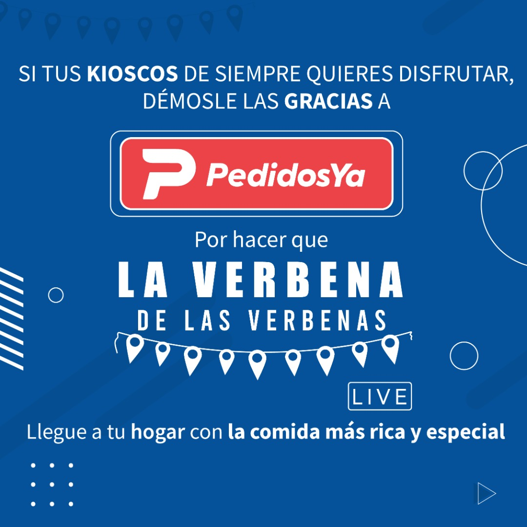 PedidosYa será el delivery oficial de la verbena del Colegio San Ignacio