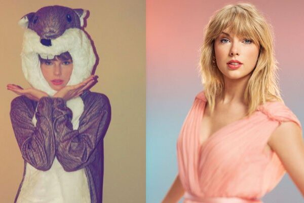 El disfraz de ardilla gigante de Taylor Swift para Halloween deja a sus fans asombrados