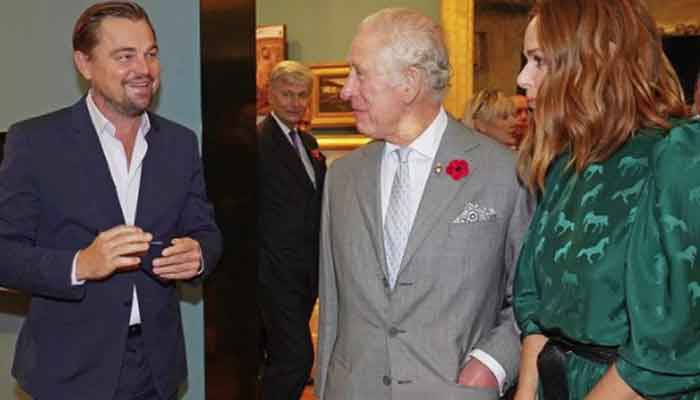 El príncipe Carlos se encuentra con Leonardo Dicaprio
