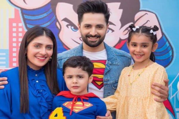 Ayeza Khan celebra el cumpleaños de su hijo Rayan con una fiesta temática de superman