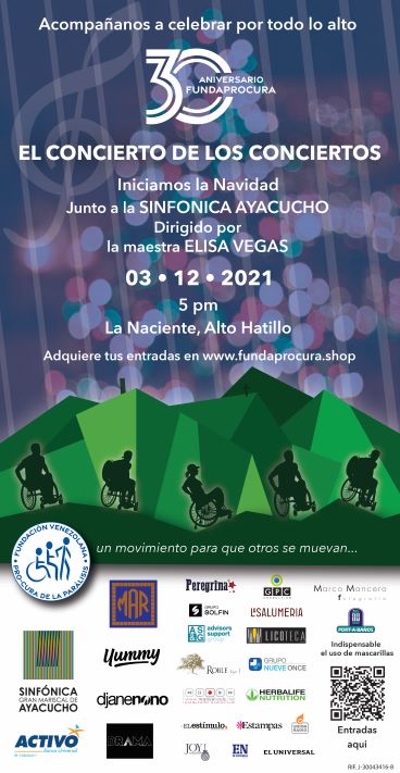 FUNDAPROCURA CELEBRA POR TODO LO ALTO SU 30° ANIVERSARIO CON “EL CONCIERTO DE LOS CONCIERTOS”