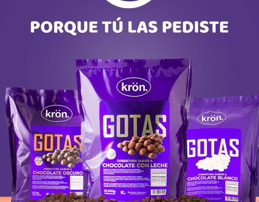 Krön lanza al mercado sus nuevas gotas de chocolate