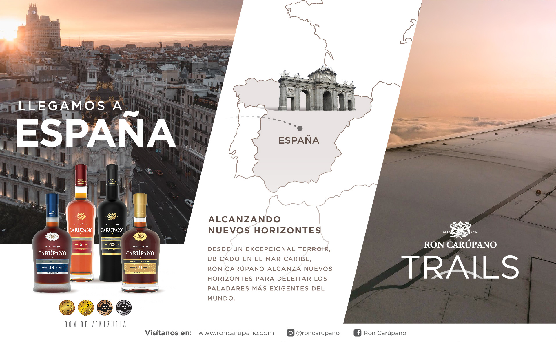 Ron Carúpano celebra su entrada al mercado español