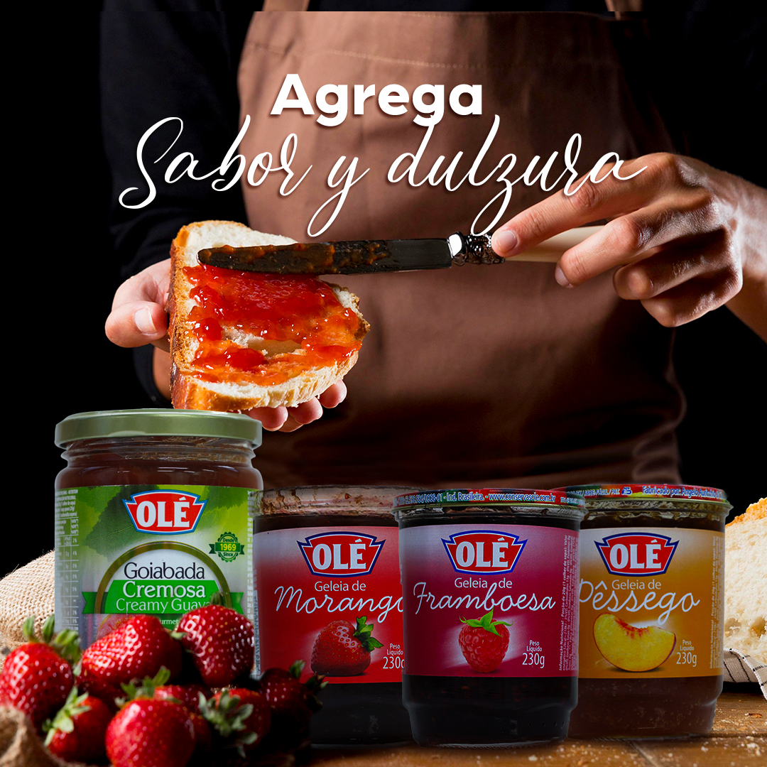 Experimenta los verdaderos sabores de la vida con las mermeladas Olé