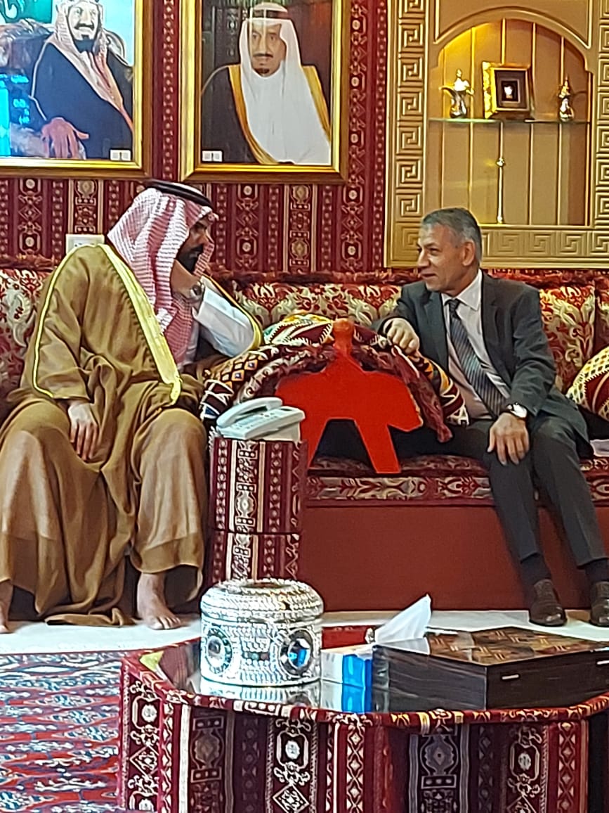 Despedida del Embajador del Reino de Arabia Saudita para el Embajador  de la República de Iraqde Iraq