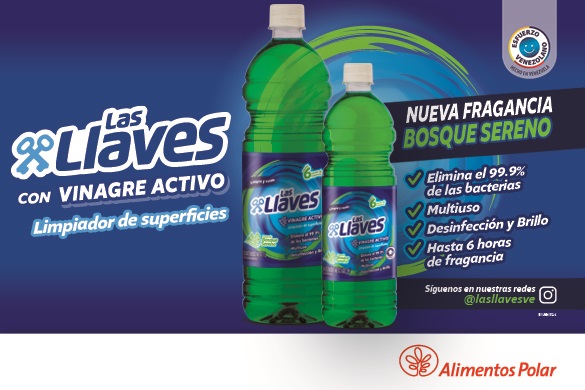 Bosque Sereno es la nueva fragancia del limpiador líquido Las Llaves