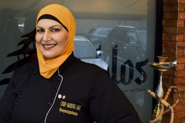 Marysol Akil Chef del Restaurant Byblos  realizó una gran y espectacular degustación  de la comida libanesa