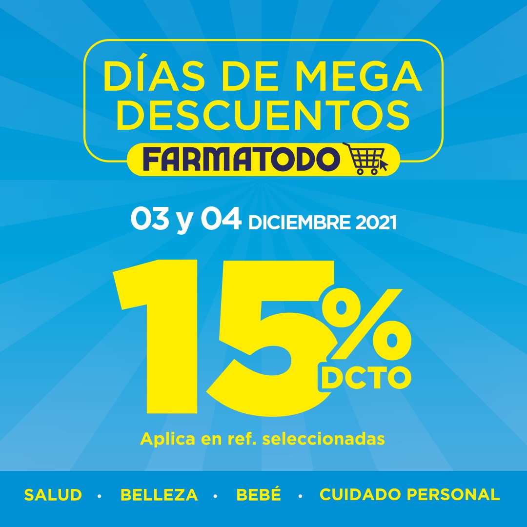 Farmatodo le da la bienvenida a la navidad con MEGA DESCUENTOS este viernes 3 y sábado 4 de diciembre
