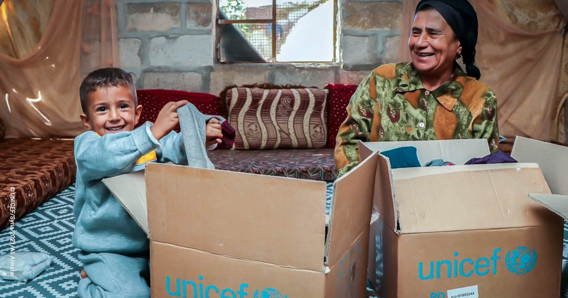 2021 en fotos: los niños y el trabajo de UNICEF en Oriente Medio y África del Norte