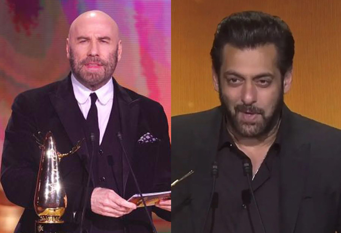 John Travolta y Salman Khan premiados en los Joy Awards en Arabia Saudita