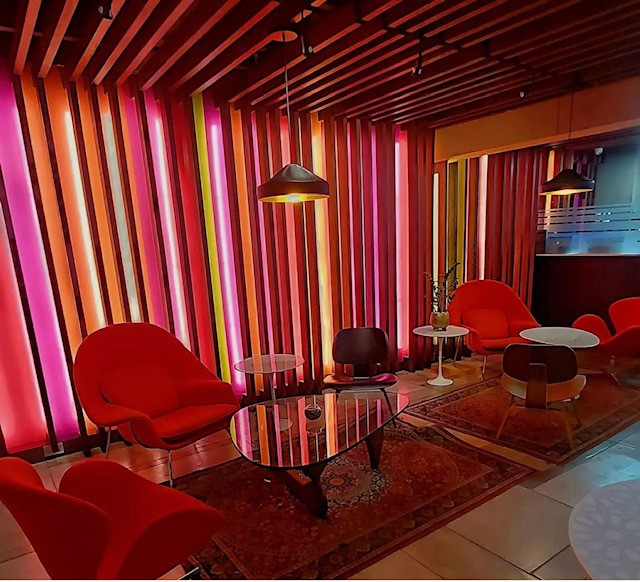 Coworking con aroma de café